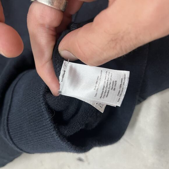 Vineyard Vines Quilted Sweatshirt Quarter Zip Pullover Black Men’s Size XL - Picture 7 of 8